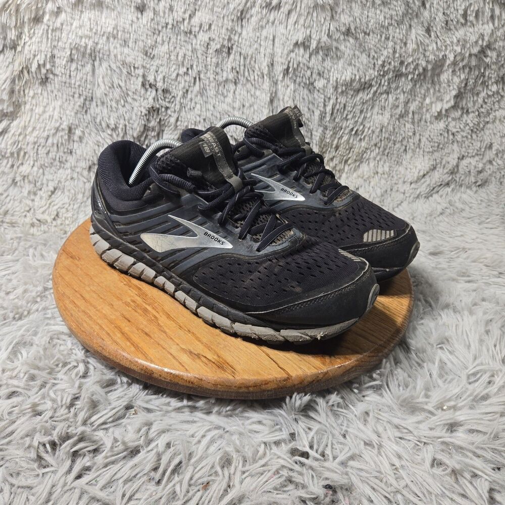 Brooks Beast 18 Mens Black Athletic Supportive Running Sneakers Size 9.5 Shoes